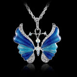 Vintage Butterfly Necklace - Rebel Heat