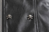 Vintage Leather Skull Jacket - Rebel Heat