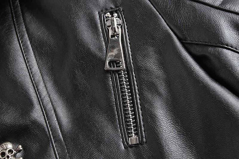 Vintage Leather Skull Jacket - Rebel Heat