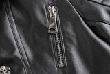 Vintage Leather Skull Jacket - Rebel Heat
