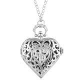 Vintage Love Heart Antique Pocket Watch - Rebel Heat