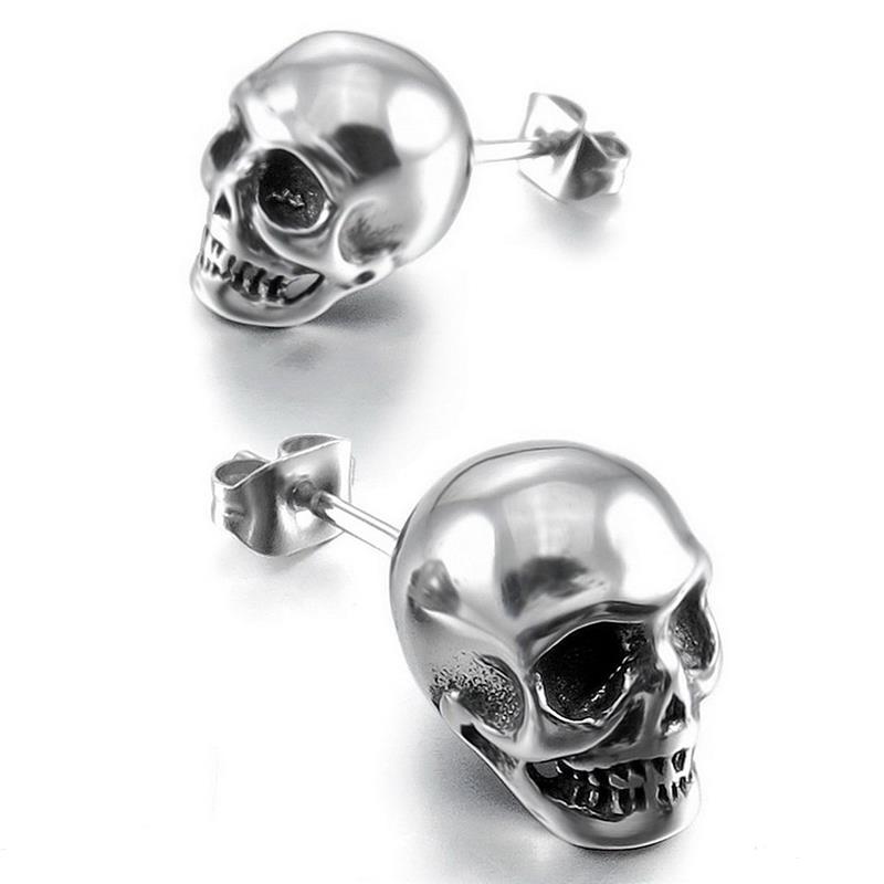 Vintage Rock Skull Earrings - Rebel Heat