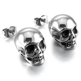 Vintage Rock Skull Earrings - Rebel Heat