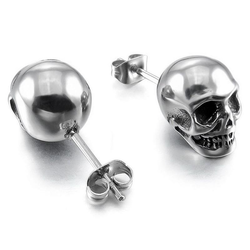 Vintage Rock Skull Earrings - Rebel Heat