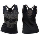 Vintage Skull Tank Tops - Rebel Heat