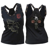 Vintage Skull Tank Tops - Rebel Heat