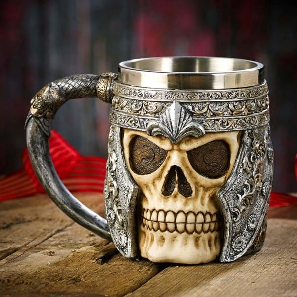 Warrior Skull Mug - Rebel Heat