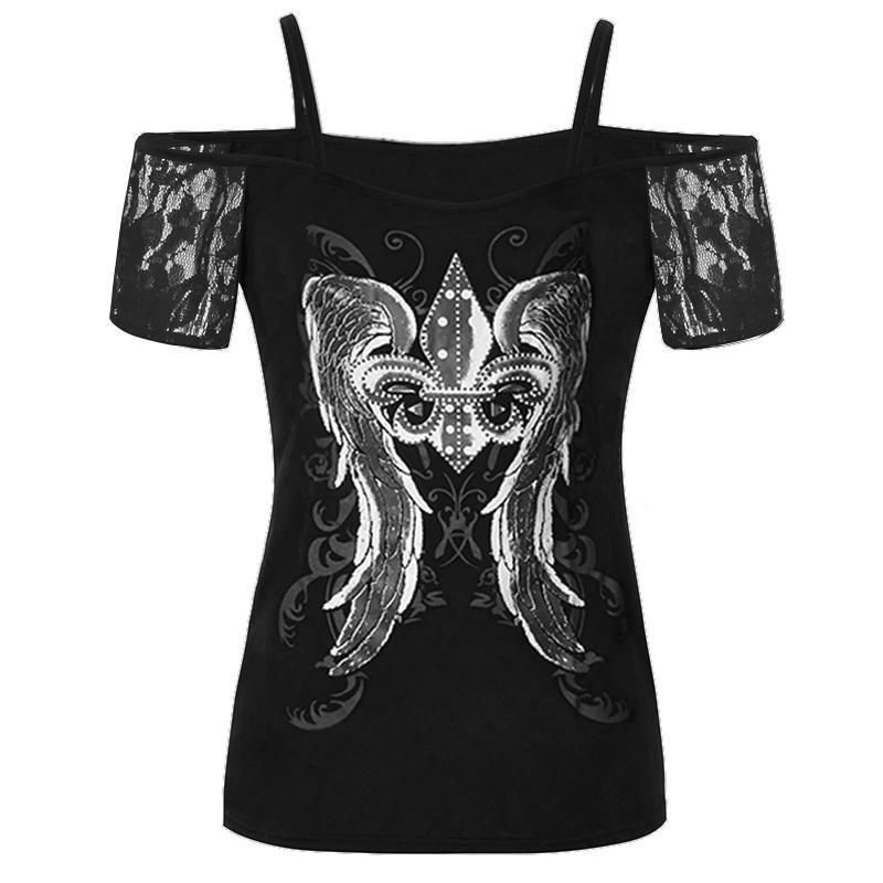 Wicked Skull Top - Rebel Heat