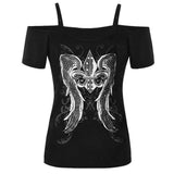Wicked Skull Top - Rebel Heat