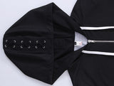 Wicked Skull Zip Hoodie - Rebel Heat