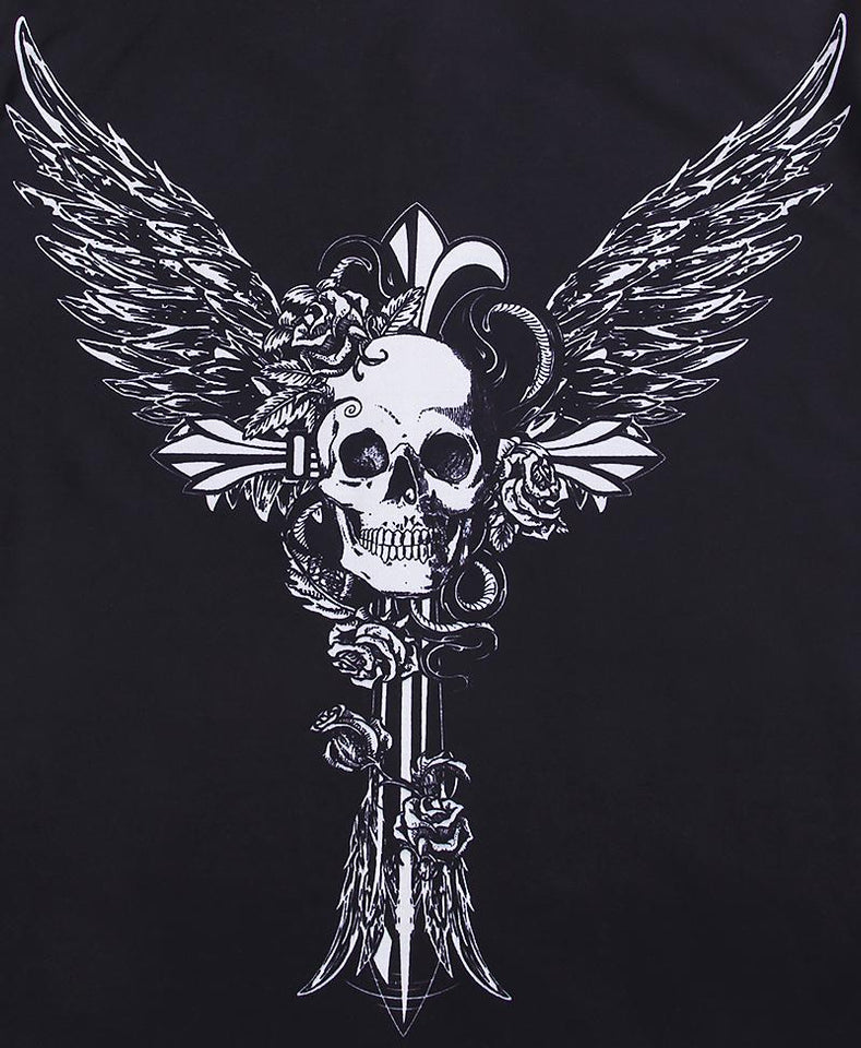Wicked Skull Zip Hoodie - Rebel Heat