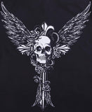 Wicked Skull Zip Hoodie - Rebel Heat