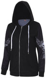 Wicked Skull Zip Hoodie - Rebel Heat